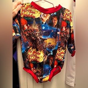 12-18 polar express Sweater romper